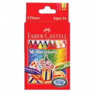 Мелки восковые Faber-Castell 120050 "Клоун" 16 цветов