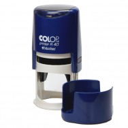 Оснастка для круглой печати Colop Printer R40 диаметр 40 мм, синий корпус Microban, пластиковая