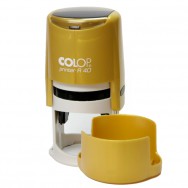 Оснастка для круглой печати Colop Printer R40 диаметр 40 мм, "золото" корпус, пластиковая
