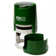 Оснастка для круглой печати Colop Printer R40 диаметр 40 мм, зеленый корпус (паприка), пластиковая