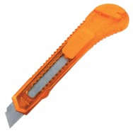 Нож канцелярский 18мм Economix 40512 пластиковый корпус, механическая фиксация
