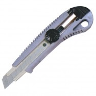 Нож канцелярский 18мм Economix 40502 пластиковый корпус, металлические направляющие