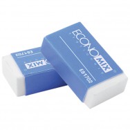 Ластик  Economix 81702 белый виниловый в защитной упаковке 36х20х10мм