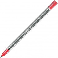 Ручка шариковая Schneider TOPS 505 M красная, прозрачный корпус, 1,0мм, S150602