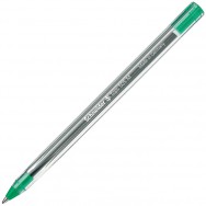 Ручка шариковая Schneider TOPS 505 M зеленая, прозрачный корпус, 1,0мм, S150604