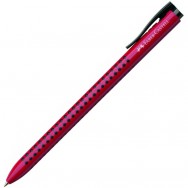 Ручка шариковая Faber Castell Grip 2022 автоматическая, красная, трехгранный корпус,1,0мм, 544621