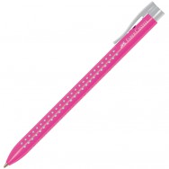 Ручка шариковая Faber Castell Grip 2022 автоматическая, розовая, трехгранный корпус,1,0мм, 544628