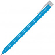 Ручка шариковая Faber Castell Grip 2022 автоматическая, светло-синяя, трехгранный корпус,1,0мм, 544647