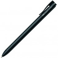 Ручка шариковая Faber Castell Grip 2022 автоматическая, черная, трехгранный корпус,1,0мм, 544699