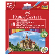 Карандаши  цветные 48 цветов Faber Castell "Красная линия"+ точилка 120148