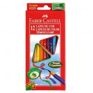 Карандаши  цветные 12 цв. Faber Castell трехгранные 120512