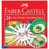 Карандаши  цветные 24 цв. Faber Castell трехгранные + точилка 120524