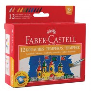 Гуашь 12 цв. Faber Castell 12x15 мл ТЕМПЕРА 161112