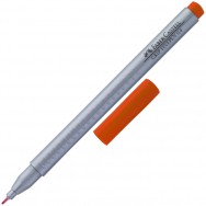 Ручка линер Faber Castell 151615 "Grip Fine Pen" оранжевый, 0,4мм
