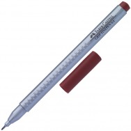 Ручка линер Faber Castell 151687 "Grip Fine Pen" коричневый, 0,4мм