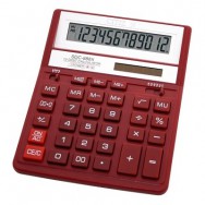Калькулятор настольный 12р Citizen SDC-888 X RD красный корпус 158x203х 31мм