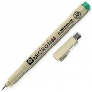 Ручка линер Sakura PIGMA® Micron 04 0.4мм зеленая XSDK04-29