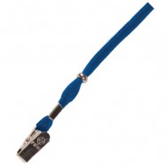 Шнурок с клипом для бейджа Optima O45651 синий, 460мм длина, 10мм ширина