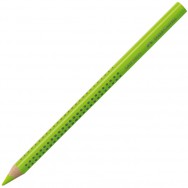 Маркер текстовыделитель  Faber Castell 114863 Jumbo Grip Neon зеленый, сухой, трехгранный, 1-5мм