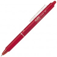 Ручка гелевая Pilot BLRT-FR7-R "FriXion Clicker" пиши-стирай, автоматическая, красная, 0,7мм