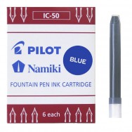 Чернильный картридж Pilot синий,  IC-50-L 6штук в коробке (для ручек Capless, Namiki)