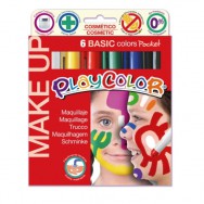 Краски для грима  6 цветов PLAYCOLOR Make Up Basic pocket, 6x 5гр, 01001