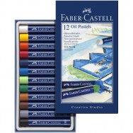 Пастель масляная 12 цв. Faber-Castell 127012 Creative Studio в картонной коробке