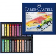 Пастель мягкая 24 цв. Faber-Castell 128324 Creative Studio 70мм, в картонной упаковке