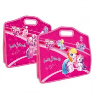 Портфель Starpak 242780 "My little Pony" B4 на молнии, пластик 950мкм, 39x35x9 см