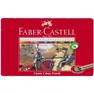 Карандаши  цветные 36 цветов Faber Castell 115846 металлическая коробка