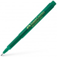 Ручка линер Faber Castell 155467 "BROADPEN 1554" зеленая, 0,8мм