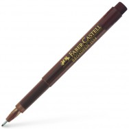 Ручка линер Faber Castell 155477 "BROADPEN 1554" коричневый, 0,8мм