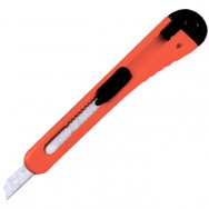 Нож канцелярский  9мм Economix 40515 пластиковый корпус, механическая фиксация