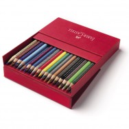 Карандаши  акварельные 36 цветов Faber Castell Grip 2001 трехгранные, картонная коробка 112436