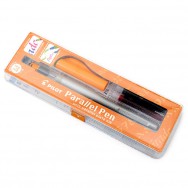 Ручка для каллиграфии Pilot "Parallel Pen" 2,4мм перьевая, черный+красный картридж, FP3-24N-SS