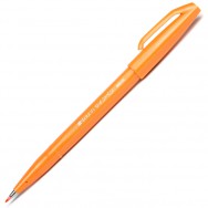 Ручка-кисточка Pentel BRUSH SIGN PEN® SES15C-F оранжевый