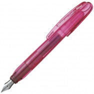 Ручка перьевая Pentel "Tradio Mini" TRFSP-C F розовый прозрачный корпус, перо с иридиевым наконечником