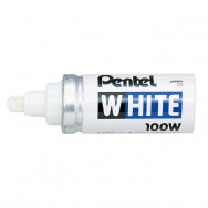 Маркер промышленный Pentel WHITE X100W белый, 6,5мм, масляная основа