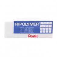 Ластик  Pentel Hi-Polymer ZEH05 белый высокополимерный, в защитной упаковке, 43Х17Х12мм