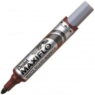 Маркер для досок Pentel MAXIFLO MWL5M-E коричневый, 2-3мм, с подкачкой чернил