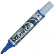 Маркер для досок Pentel MAXIFLO MWL5M-C синий, 2-3мм, с подкачкой чернил