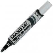 Маркер для досок Pentel MAXIFLO MWL5M-A черный, 2-3мм, с подкачкой чернил