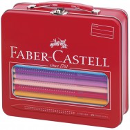 Карандаши  акварельные 18 цветов Faber Castell Jumbo Grip 2001 трехгранные, с аксессуарам 201312