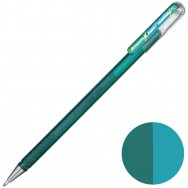 Ручка гелевая Pentel HYBRID DUAL METALLIC "К110-DDX" двухцветная, зеленый/синий металлик, 1,0мм