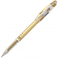 Ручка гелевая Pentel Slicci Metallic "BG 208Х-Х" золото металлик, 0,8мм