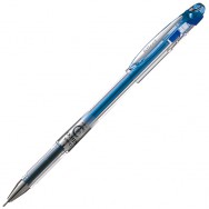 Ручка гелевая Pentel Slicci "BG 204-С" синяя, 0,4мм