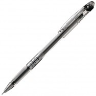 Ручка гелевая Pentel Slicci "BG 204-A" черная, 0,4мм