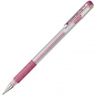Ручка гелевая Pentel HYBRID GEL METALLIC "К118-MP" розовый металлик, 0,8мм