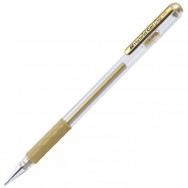 Ручка гелевая Pentel HYBRID GEL METALLIC "К118-XE" золотой металлик, 0,8мм