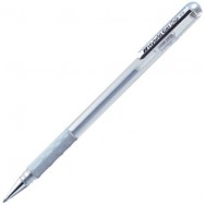 Ручка гелевая Pentel HYBRID GEL METALLIC "К118-ZE" серебрянный металлик, 0,8мм